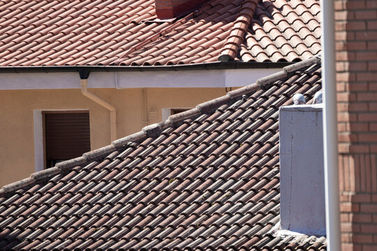 roofs in a city in spain