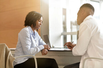 Woman at doctor's office for check up