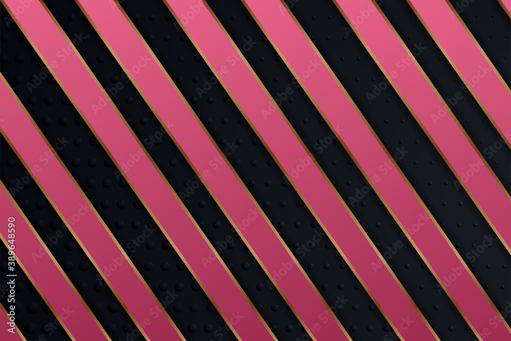 Poster abstract geometric background. luxury wallpaper with variation element are diagonal pattern use pink