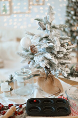 New year decoration at home