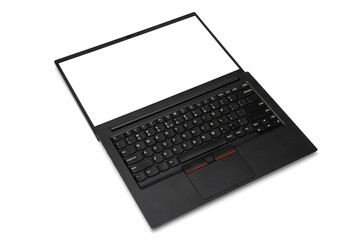 Convertible laptop computer with blank screen