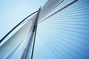 bridge and blue sky - Powered by Adobe