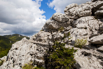 Northern Velebit national park in Croatia, landscape