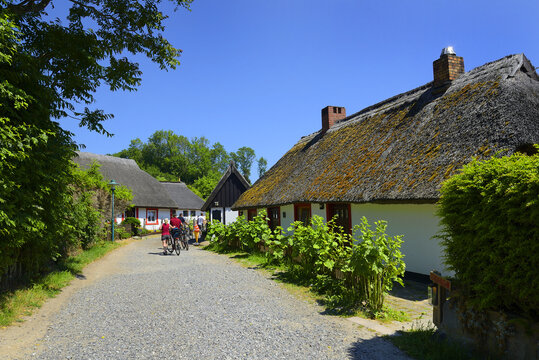 The village of Vitt, Putgarten, Cape Arkona at the island Rugen in Germany