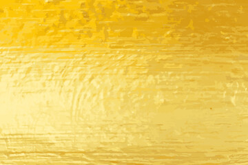 Gold color metal sheet textured background (vector)