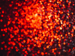 Christmas background, glitter and bokeh, selective focus. Happy new year