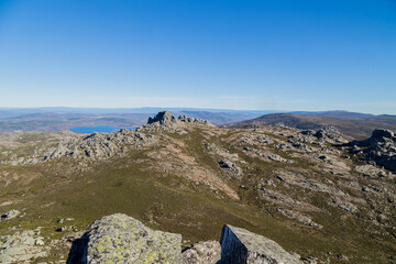 Rocky landscape with Lake