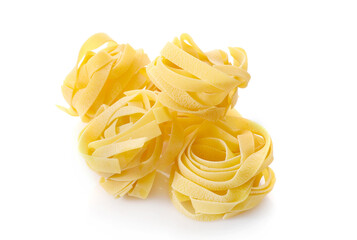 Raw traditional italian pasta