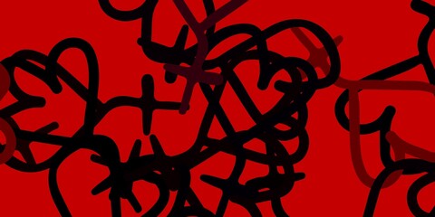 Obraz premium Light Pink vector background with woman symbols.