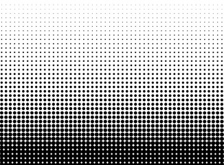 Abstract halftone dotted background. Futuristic grunge pattern, dot, wave. Vector modern optical pop art texture for posters, sites, business cards, cover, labels mock-up, vintage layout