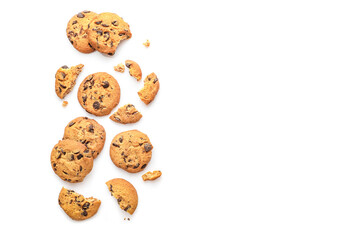 Tasty sweet chocolate chip cookies