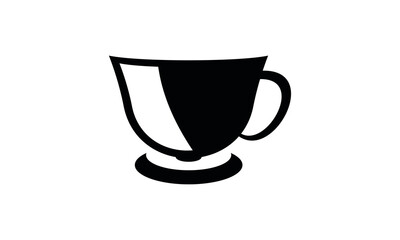 tea cup glass vector