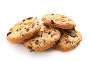 Tasty sweet chocolate chip cookies