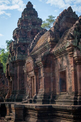 Fototapeta na wymiar Les temples d'Angkor au Cambodge 