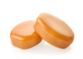 Sweet tasty caramel candies