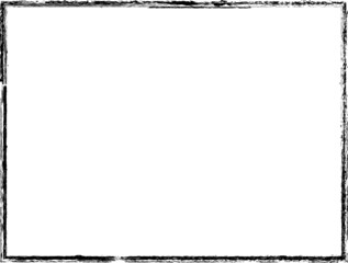 Vector Frames. rectangles for image. distress texture . Grunge Black borders isolated on the background . Dirt effect . geometric shapes for your design