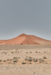 Naklejka na ściany i meble Beautiful landscape view in Namibia, Africa