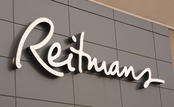 Truro, Canada - May 27, 2016: Reitmans store sign.  Reitmans Ltd. is a women's attire retail company and has stores in all provinces and territories of Canada.