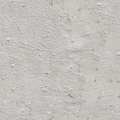 Seamless white painted concrete wall texture. 4K