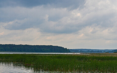 scenic view of Suja Lake in Polatsk region, Belarus © ssmalomuzh