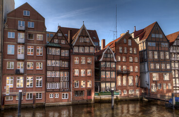 Fototapeta premium The beautiful Hamburg Speicherstadt Germany
