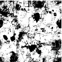Naklejka premium Vector Seamless Pattern . Dirty Distress Texture .