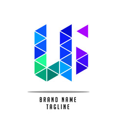 UI initials logo, name initials logo, company initials logo, person initials logo.