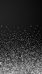 Silver glitter luxury sparkling confetti. Scattere