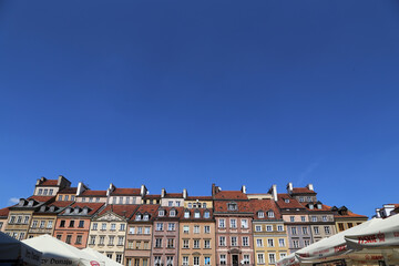 Fototapeta na wymiar Stadtansichten von Warschau, die Hauptstadt von Polen