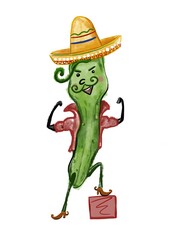 mexican cucumber. Character of vegetable 