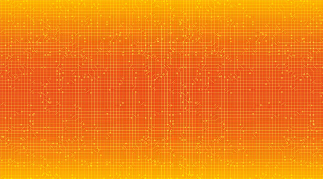 Orange Technology Background,Hi-tech Digital and Communication Concept design,Free Space For text in put,Vector illustration.
