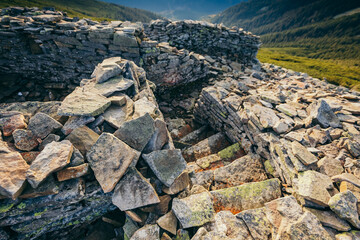 A view of rocky mountain
