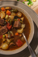 Slow Cooker Beef Vegetable Soup