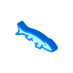 mosasaurus dinosaur isometric icon vector illustration sign
