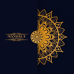 Luxury Gold Mandala Background_18