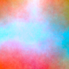 Colorful watercolor background. Abstract cloud pattern. 