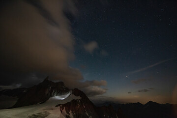 Stars above the alps