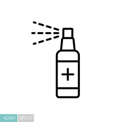 Anti-bacterial sanitizer spray, hand sanitizer