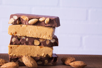 almond nougat, traditional Christmas dessert