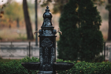 Obraz premium Vintage faucet in the square