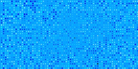 Naklejka na ściany i meble Light BLUE vector backdrop with dots.
