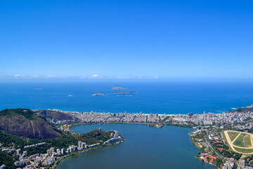 Fototapeta premium cristo redentor puntos de vista miradores pan de azucar