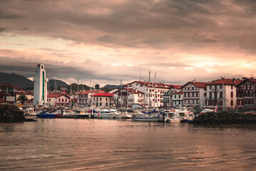 Look at  Saint Jean de Luz ville at the Basque Country.