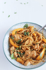 Asian Noodles with Chicken