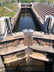 Canal lock around Hardenberg