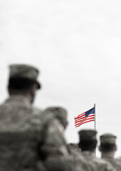 Veterans Day. US soldier. US Army. The United States Armed Forces. Military forces of the United...