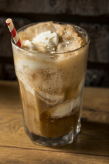 Homemade Brown Cow Ice Cream Float