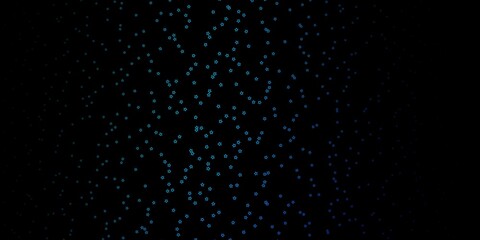 Dark Blue, Green vector layout with bright stars.