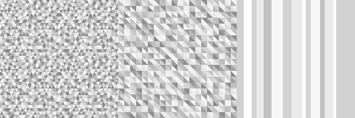 Set of striped patterns. Seamless abstract backgrounds with many lines. Geometric wallpapers with stripes