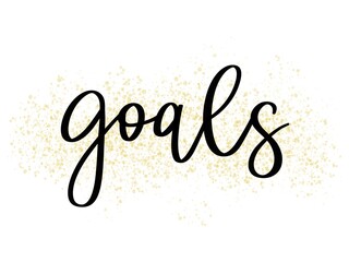 goals 2022 handlettering